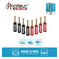 Real Cable B6020 (bananes à visser) - par 8